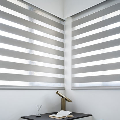 YEES Motorized Zebra Blinds Calm Horizons